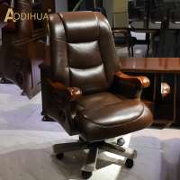 Classic functional leather executive vintage boss rotate office chair